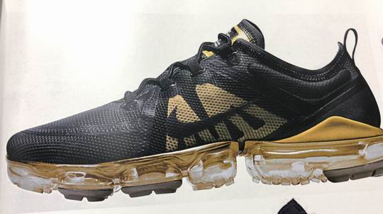 Cheap Nike Air Vapormax 2019 Black Golden Running Men Women Shoes-07